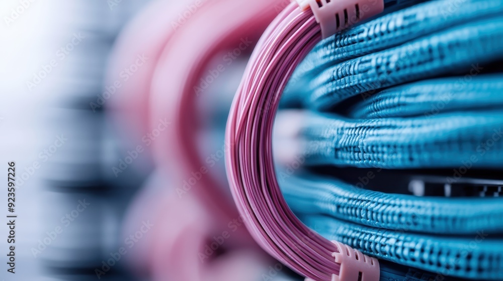 A close-up shot capturing the intricate details of intertwined colorful cables, emphasizing the importance of connections and technological advancements in modern society. A close-up shot capturing the intricate details of intertwined colorful cables, emphasizing the importance of connections and technological advancements in modern society.
