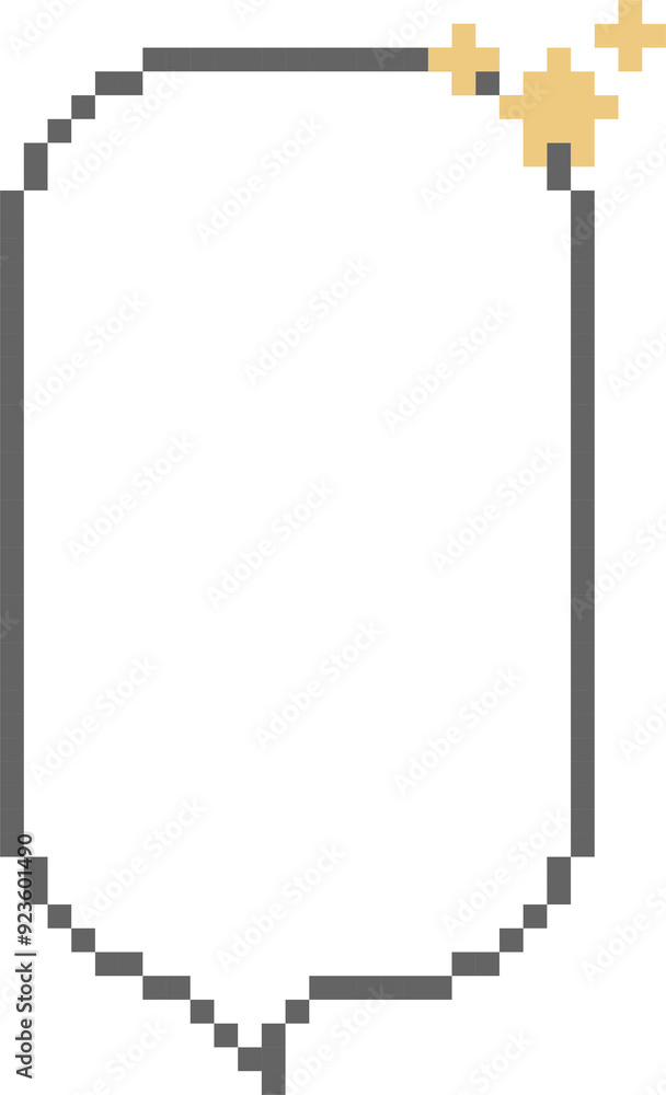 8bit retro game pixel speech bubble balloon with star, icon sticker memo keyword planner text box banner, flat png isolated transparent element design 8bit retro game pixel speech bubble balloon with star, icon sticker memo keyword planner text box banner, flat png isolated transparent element design
