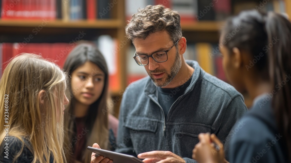 Teacher Showing Students Teacher Showing Students