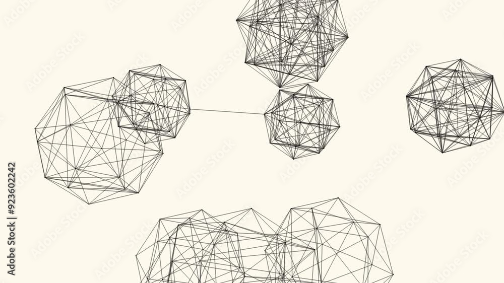 Intricate wireframe design of a 3D object, resembling a sculpture or building, showcasing detailed interconnections of lines and shapes Intricate wireframe design of a 3D object, resembling a sculpture or building, showcasing detailed interconnections of lines and shapes