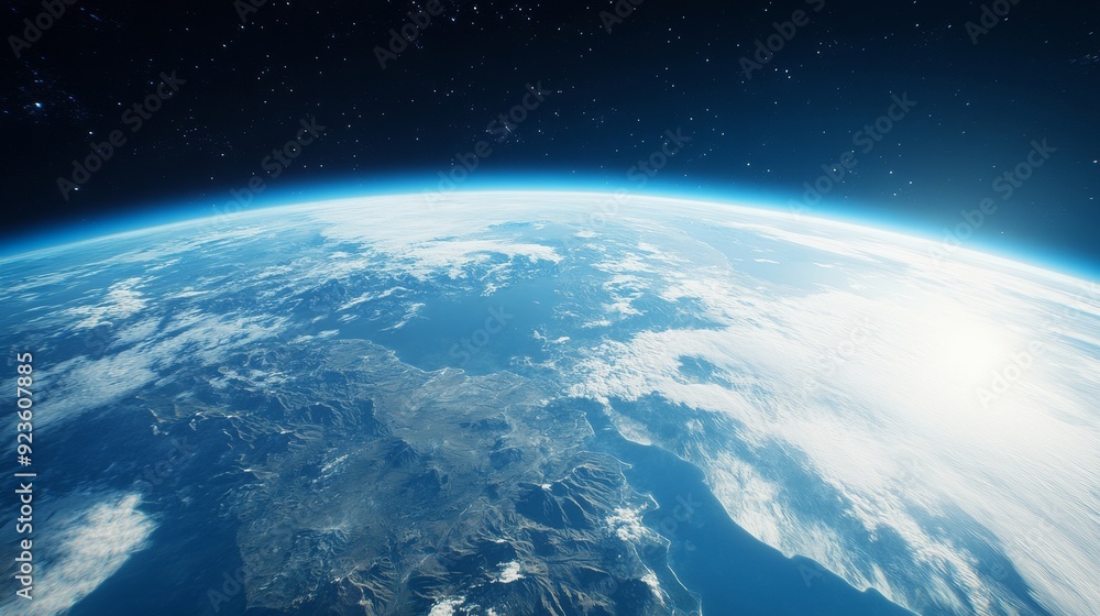 Fototapeta premium earth in space