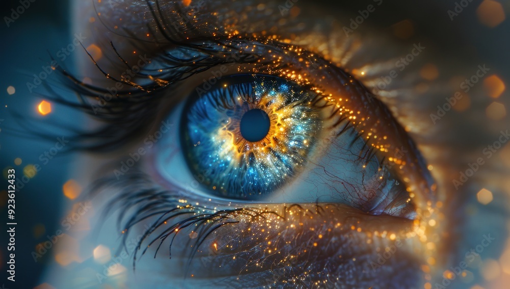 Close-up of a Sparkling Eye Close-up of a Sparkling Eye