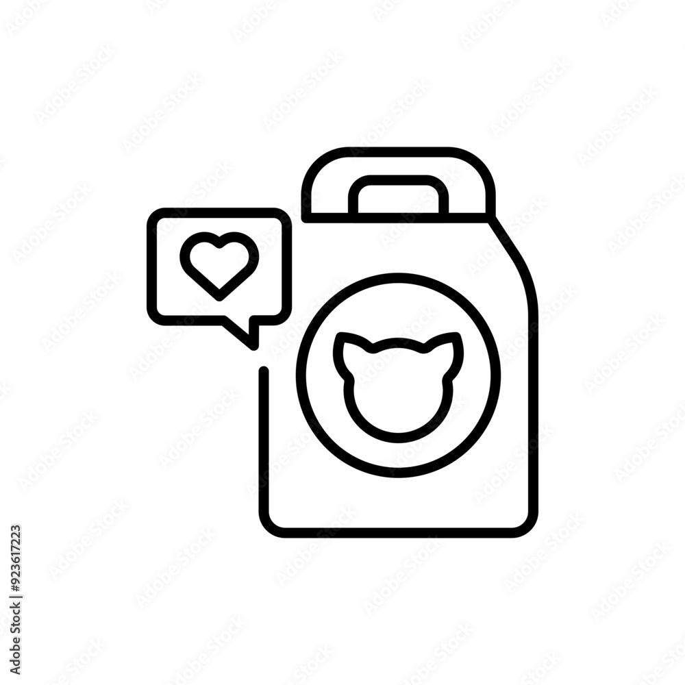 Cat food outline icons, minimalist vector illustration ,simple transparent graphic element .Isolated on white background Cat food outline icons, minimalist vector illustration ,simple transparent graphic element .Isolated on white background