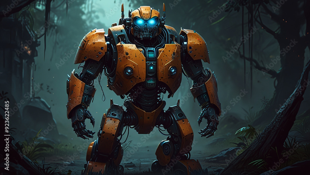 Fototapeta premium monster robot illustration