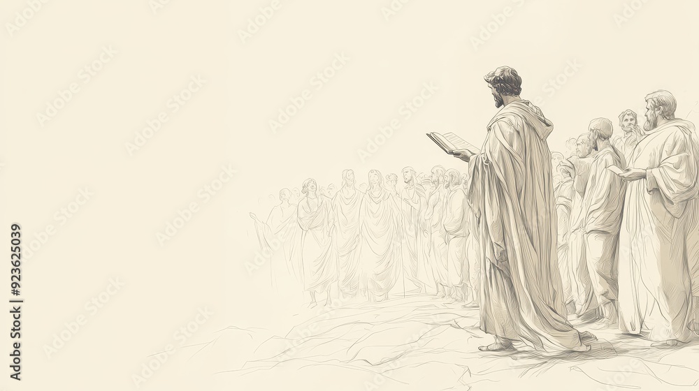 Exodus:Consecration of the Firstborn,Israelites Gather as Moses Reads ...