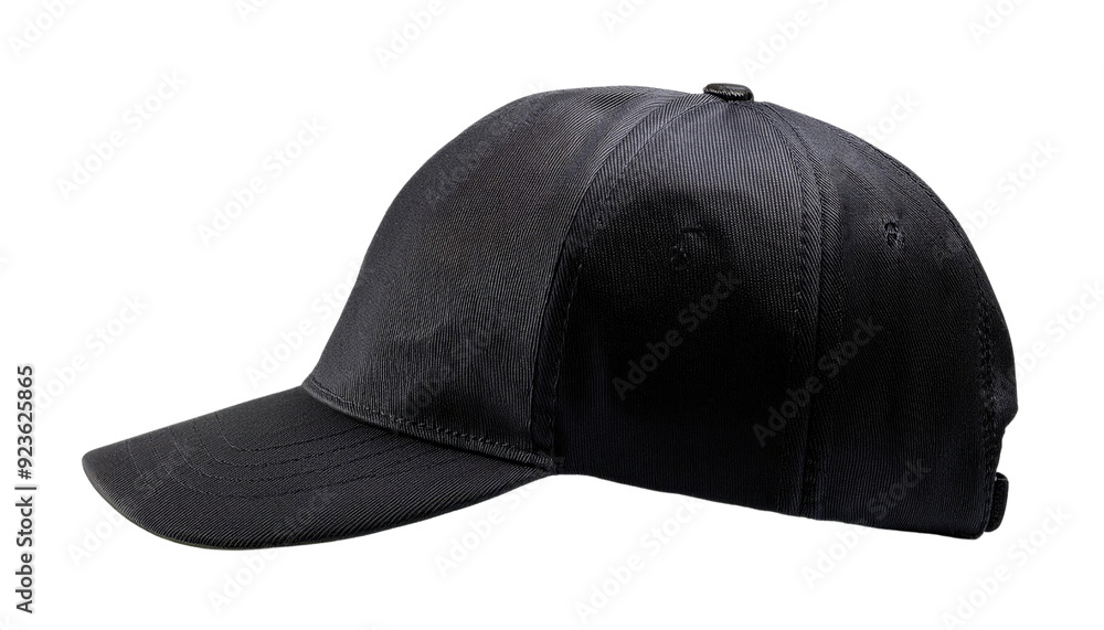 Black baseball cap transparent background isolated PNG Black baseball cap transparent background isolated PNG