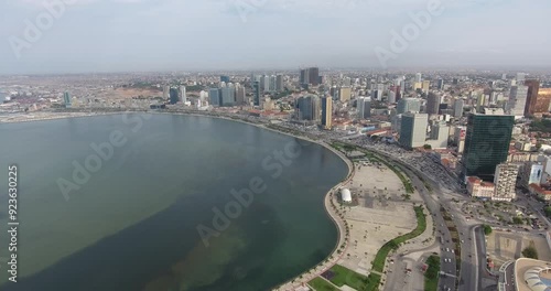 view of the city of Luanda Angola Africa