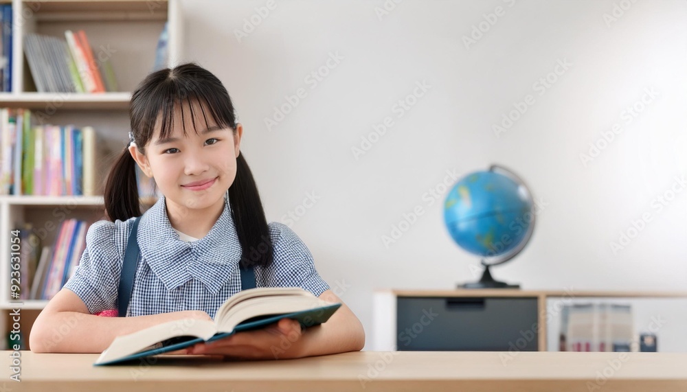 図書館で本を読んでいる少女(girl reading a book in the library)
図書館で本を読んでいる少女(girl reading a book in the library)