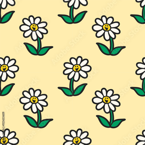 Floral Seamless Vector Illustration pattern background. Ornamental flower design for use all of fabric print wrapping paper and others. All over design ready to print. Easy edit and customizable