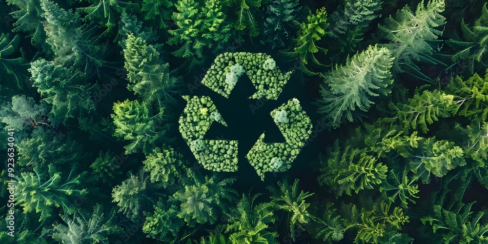 Eco-Friendly Sustainability Loop Symbol Formed by Green Plants in a Forest. A Powerful Representation of Nature, Conservation, and Environmental Stewardship. Capturing the Essence of Sustainability an Eco-Friendly Sustainability Loop Symbol Formed by Green Plants in a Forest. A Powerful Representation of Nature, Conservation, and Environmental Stewardship. Capturing the Essence of Sustainability an
