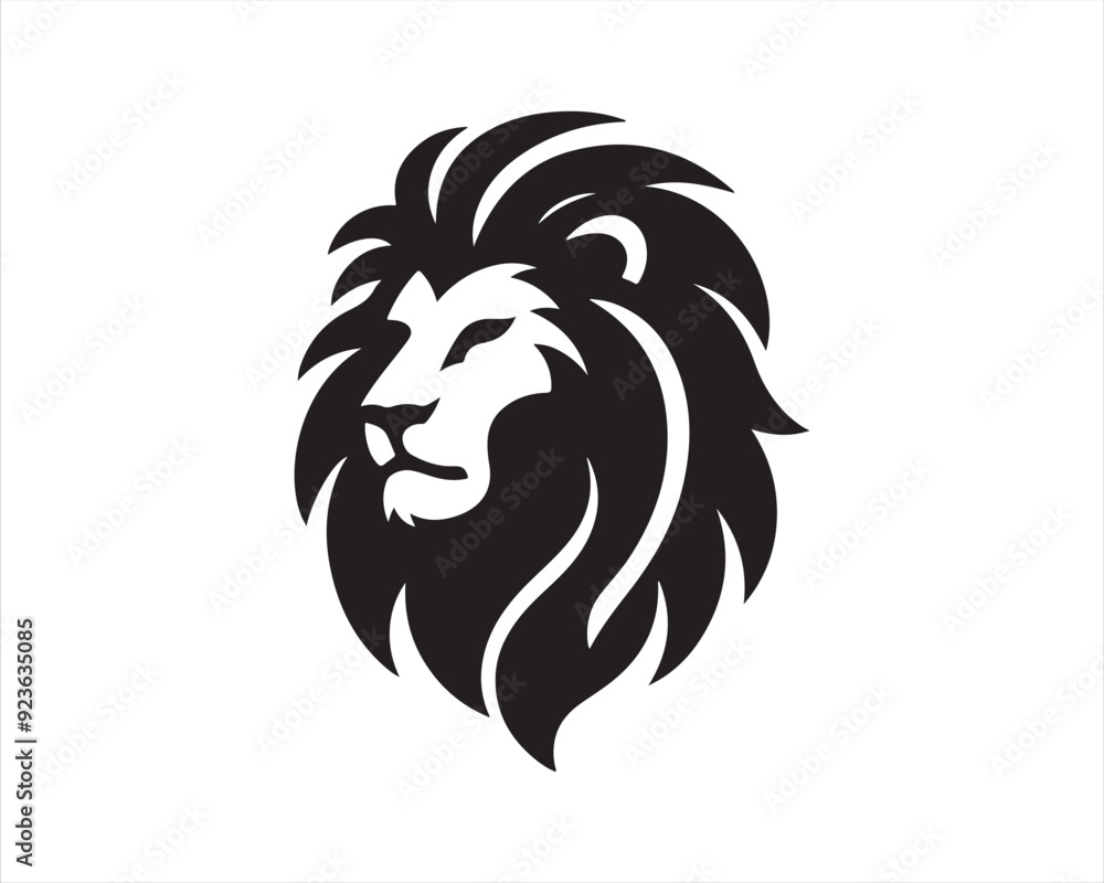 Lion logo design vector template. lion head logo design icon vector illustration. Lion logo design vector template. lion head logo design icon vector illustration.