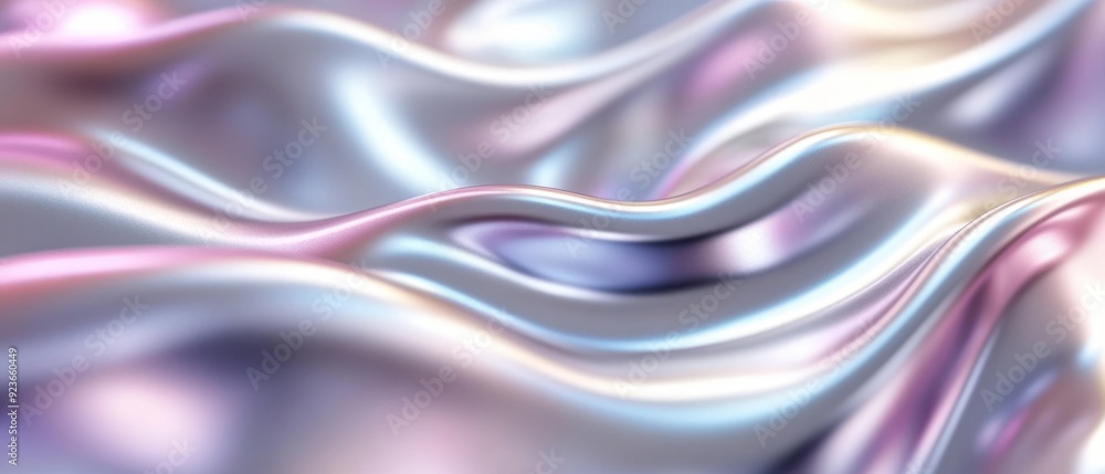 Abstract Iridescent Wavy Surface Abstract Iridescent Wavy Surface