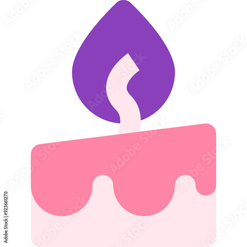 candle flat icon