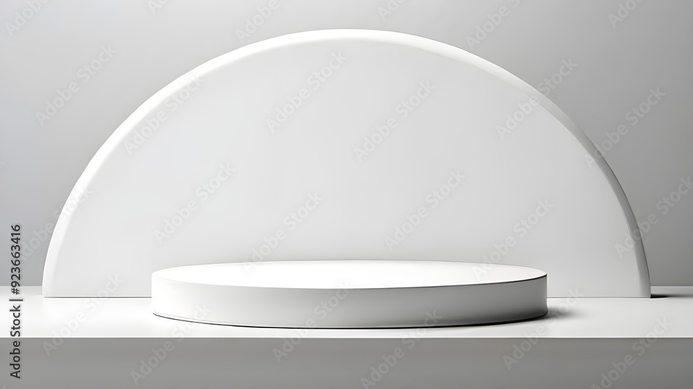 White podium template White podium template