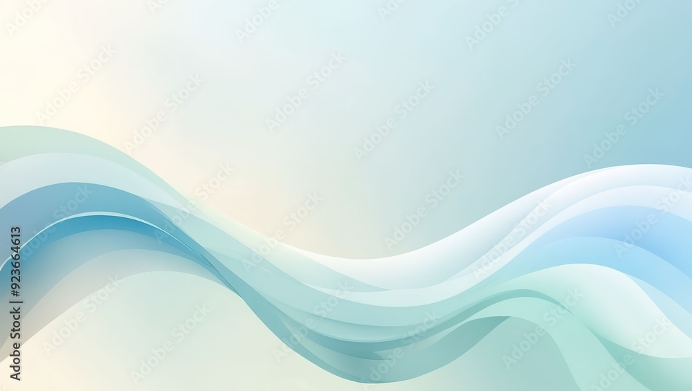 Abstract Blue and White Wave Background Abstract Blue and White Wave Background