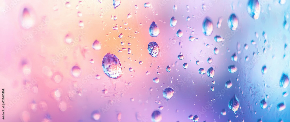 A serene image featuring water droplets on glass with a soft gradient background of pastel colors, offering a calming and tranquil visual experience. A serene image featuring water droplets on glass with a soft gradient background of pastel colors, offering a calming and tranquil visual experience.