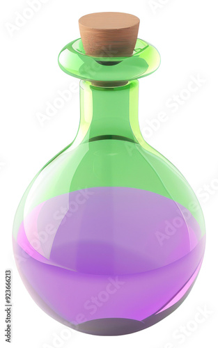 PNG Cute poison bottle glass jar smoke pipe.