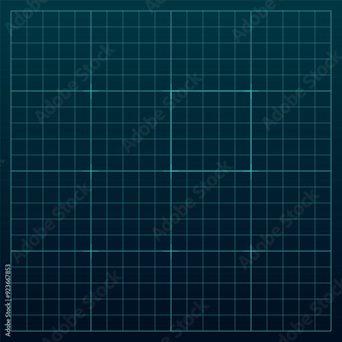 Hud grid game panel. Graph with dots, lines. Digital screen interface display, electronic grid for futuristic user system.GUI digital hi tech visor backdrop template