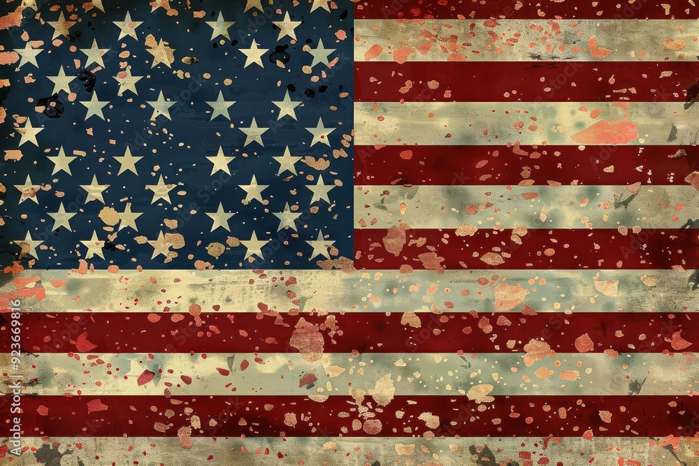 Fototapeta premium USA Flag