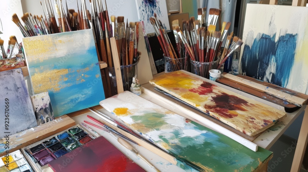 Creative Art Studio Workspace Creative Art Studio Workspace