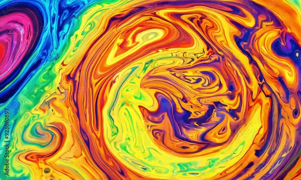 Animated Wallpaper: Moving Colored Ink Animated Wallpaper: Moving Colored Ink