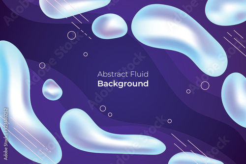 Modern and Futuristic Fluid Abstract Background 7