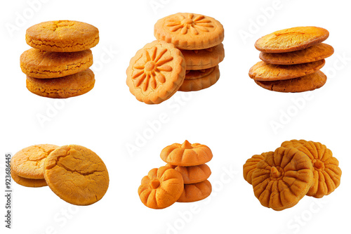 Assorted Cookies with Various Shapes and Designs