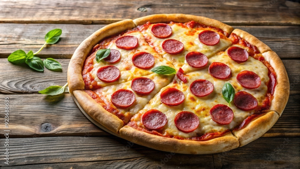 Pizza with slices of salami and melted cheese, delicious Italian cuisine, pizza, salami, cheese, slices, melted, delicious, Italian Pizza with slices of salami and melted cheese, delicious Italian cuisine, pizza, salami, cheese, slices, melted, delicious, Italian