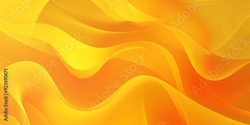 A yellow background with a wave pattern