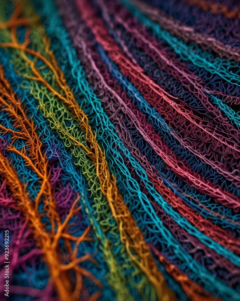 close up of colorful fabric close up of colorful fabric
