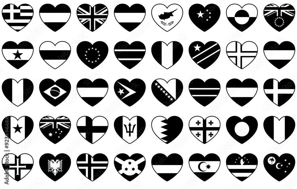 Set Of Linear Flags Heart Vector Symbols Apps, Websites Ui Designs Suitable For Flag,Country,Flag-Heart,Love,National-Flag Set Vector Flat Line Icons Set Of Linear Flags Heart Vector Symbols Apps, Websites Ui Designs Suitable For Flag,Country,Flag-Heart,Love,National-Flag Set Vector Flat Line Icons