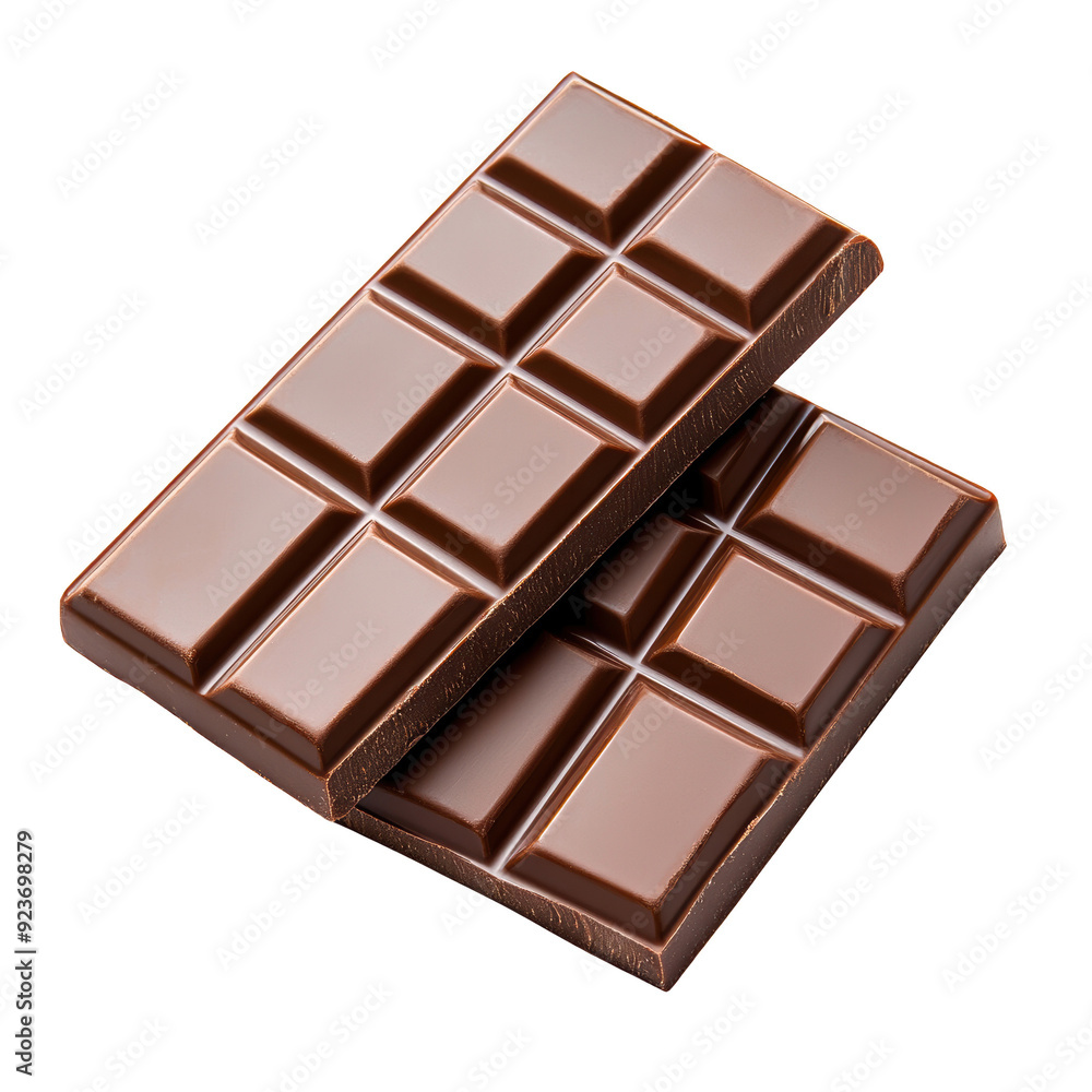 chocolate bar with a smooth isolated on a white background. chocolate bar with a smooth isolated on a white background.