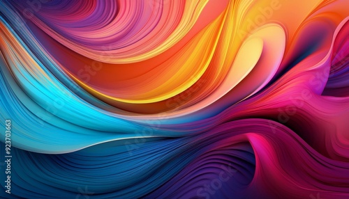 Wallpaper Mural Texture, colorful abstract background for web design colorful gradient backgroun, generative IA Torontodigital.ca