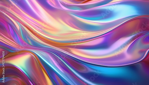 Wallpaper Mural Texture, holographic holographic holographic gradient paper 6, generative IA Torontodigital.ca