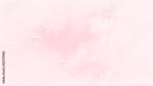  Abstract Illustration watercolor painted background vector. Abstract pink and white painted texture.