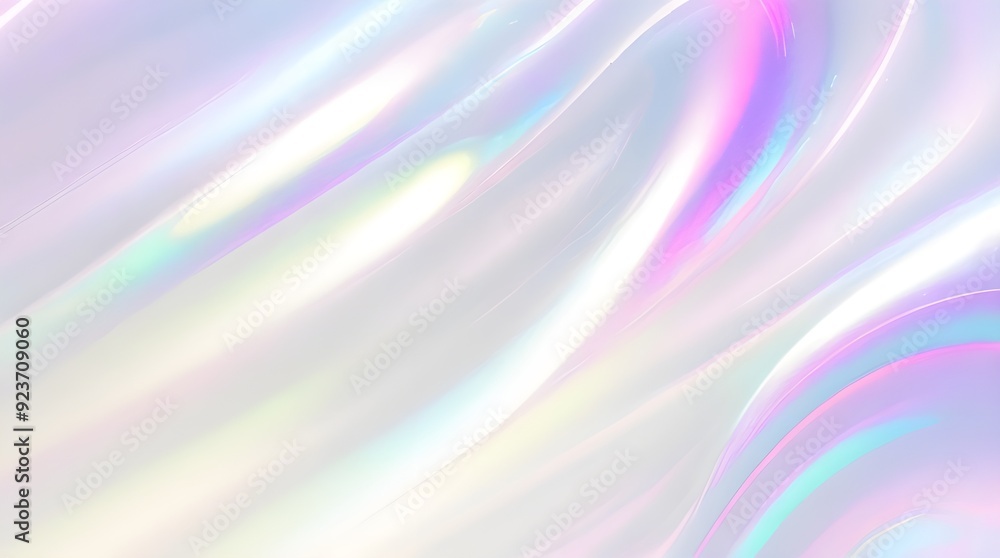 Holographic background seamless trendy iridescent light foil texture. Soft holographic pastel unicorn marble background pattern. Modern pearlescent blurry abstract swirl illustration.
Holographic background seamless trendy iridescent light foil texture. Soft holographic pastel unicorn marble background pattern. Modern pearlescent blurry abstract swirl illustration.