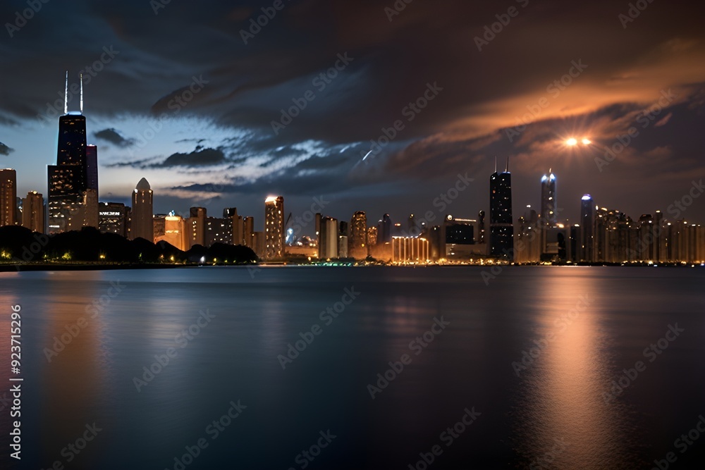 Obraz premium Chicago skyline