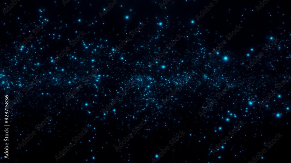 Animation background of numerous small, glowing blue lights scattered across a dark background, creating an effect reminiscent of stars in the night sky or particles in deep space. Animation background of numerous small, glowing blue lights scattered across a dark background, creating an effect reminiscent of stars in the night sky or particles in deep space.