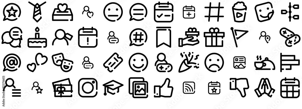 Set Of Social Community Icons Collection Isolated Silhouette Solid Icons Including Community,List,Friend,Relation,Post Vector Illustration Linear Pictogram Pack Set Of Social Community Icons Collection Isolated Silhouette Solid Icons Including Community,List,Friend,Relation,Post Vector Illustration Linear Pictogram Pack