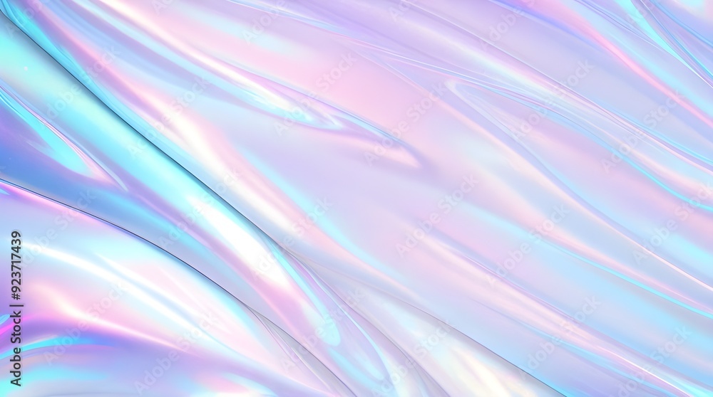 Holographic background seamless trendy iridescent light foil texture. Soft holographic pastel unicorn marble background pattern. Modern pearlescent blurry abstract swirl illustration.
Holographic background seamless trendy iridescent light foil texture. Soft holographic pastel unicorn marble background pattern. Modern pearlescent blurry abstract swirl illustration.