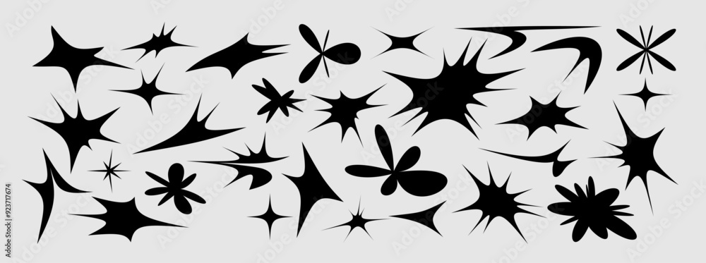 A fun vector collection of starburst shapes, comic blots, boom bursts, and speech bubbles. Features explosion forms, splash figures, and blast rays perfect for stickers and creative projects A fun vector collection of starburst shapes, comic blots, boom bursts, and speech bubbles. Features explosion forms, splash figures, and blast rays perfect for stickers and creative projects