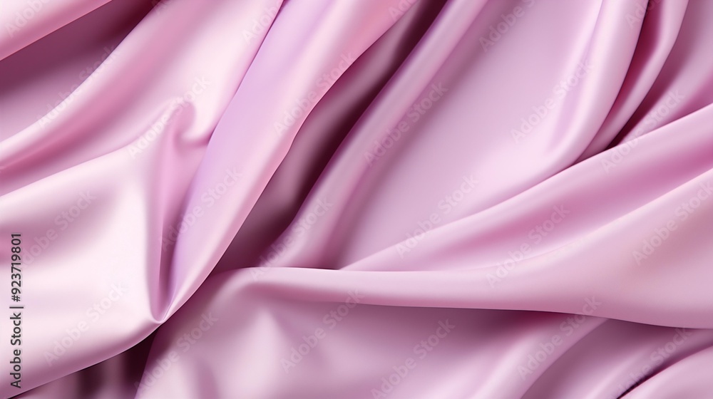 Obraz premium A pink fabric with a pattern of a flower