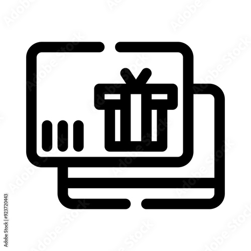 voucher line icon