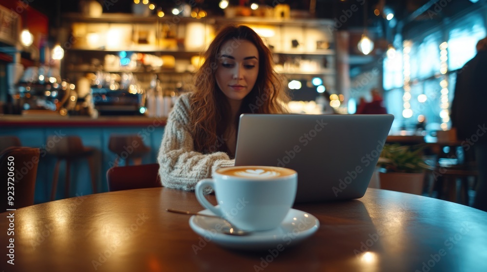 Working in a Café Working in a Café