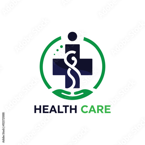 Health care logo design , Minimalist logo design for a healthcare center,  healthcare consulting agency, medical care, home care, telemedicine logo