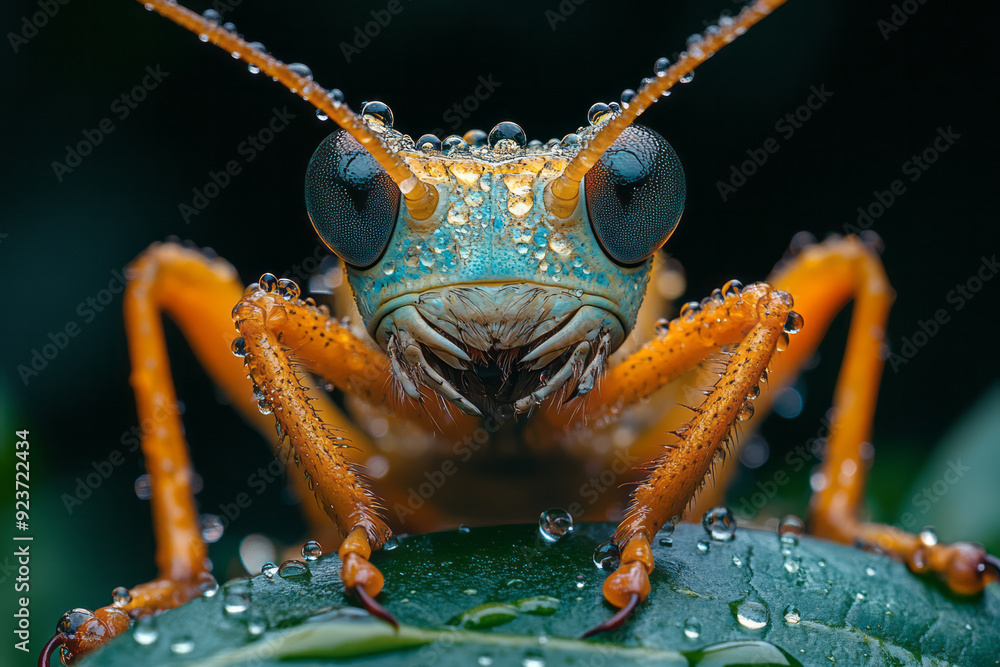 Fototapeta premium A predator that uses the dew to hide its tracks, making it impossible for its prey to know itâ€™s being hunted,