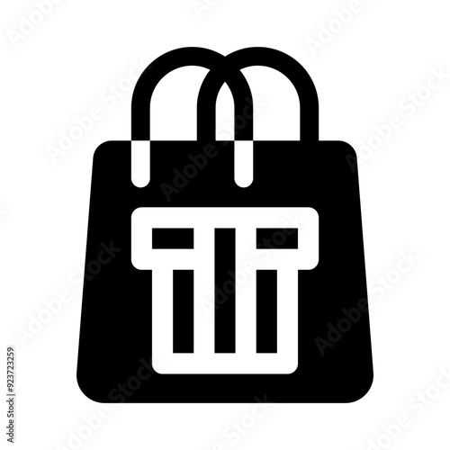 shopping glyph icon