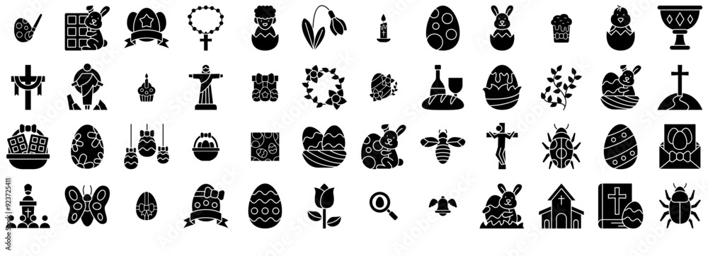 A Collection Of Easter Christian Vector Symbols Apps, Websites Ui Designs Suitable For Egg,Christ,Easter,Decoration,Eggs Simple Black Style Symbol Sign For Apps And Website, Vector Illustration A Collection Of Easter Christian Vector Symbols Apps, Websites Ui Designs Suitable For Egg,Christ,Easter,Decoration,Eggs Simple Black Style Symbol Sign For Apps And Website, Vector Illustration