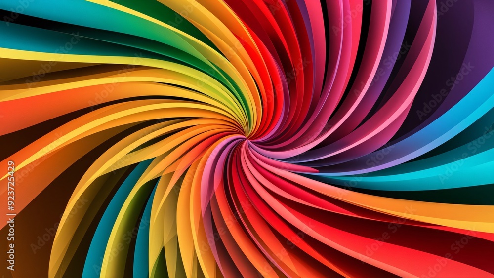 Colorful spiral paper background Colorful spiral paper background