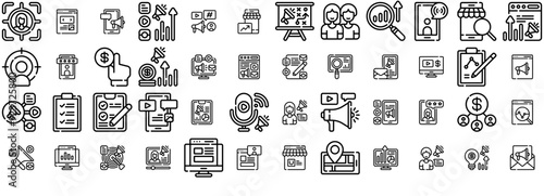 Wallpaper Mural Mega Set Of Vector Digital Marketing Vector Symbols Apps, Websites Ui Designs Suitable For Marketing,Website,Advertising,Promotion,Digital-Marketing Solid Icon Collection. Vector Illustration Torontodigital.ca